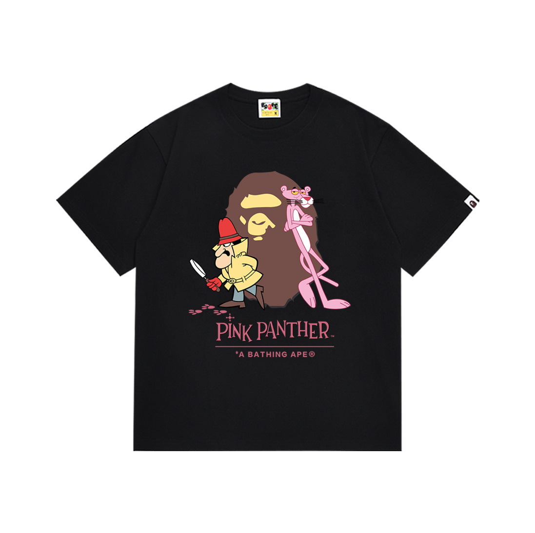 Bape Maneki Neko Ape Head Graphic Oversized Tee Streetwear Unisex