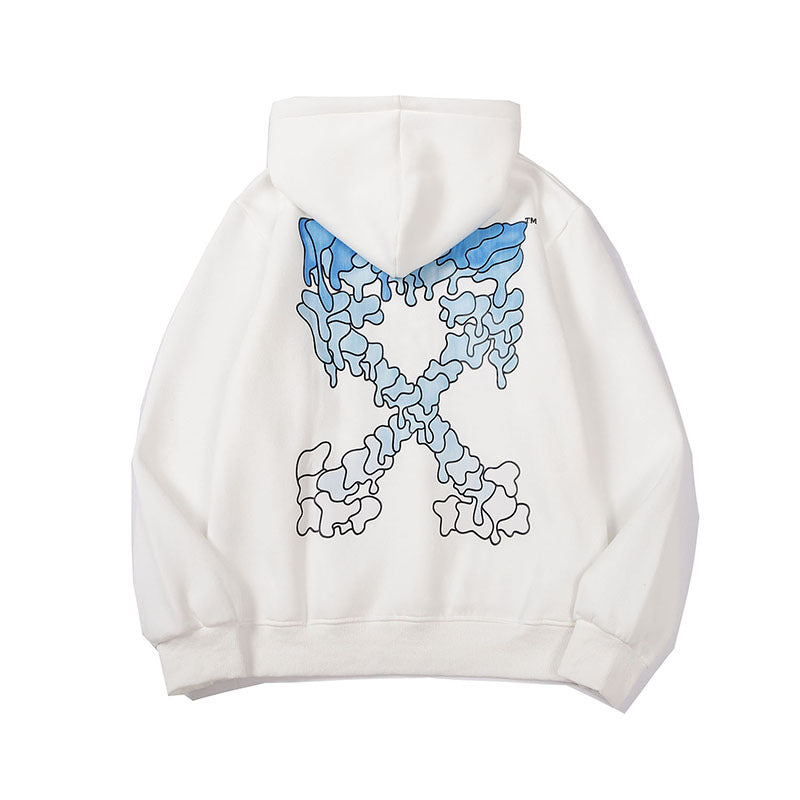 Off-White Arrow Graphic Print Hoodie Streetwear Unisex