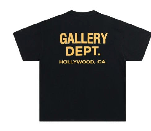 Gallery Dept Letter Graphic Short Sleeve Tee Streetwear Unisex