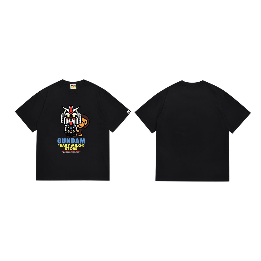 BAPE Ape Head Shark Print Loose Casual Unisex T-Shirt