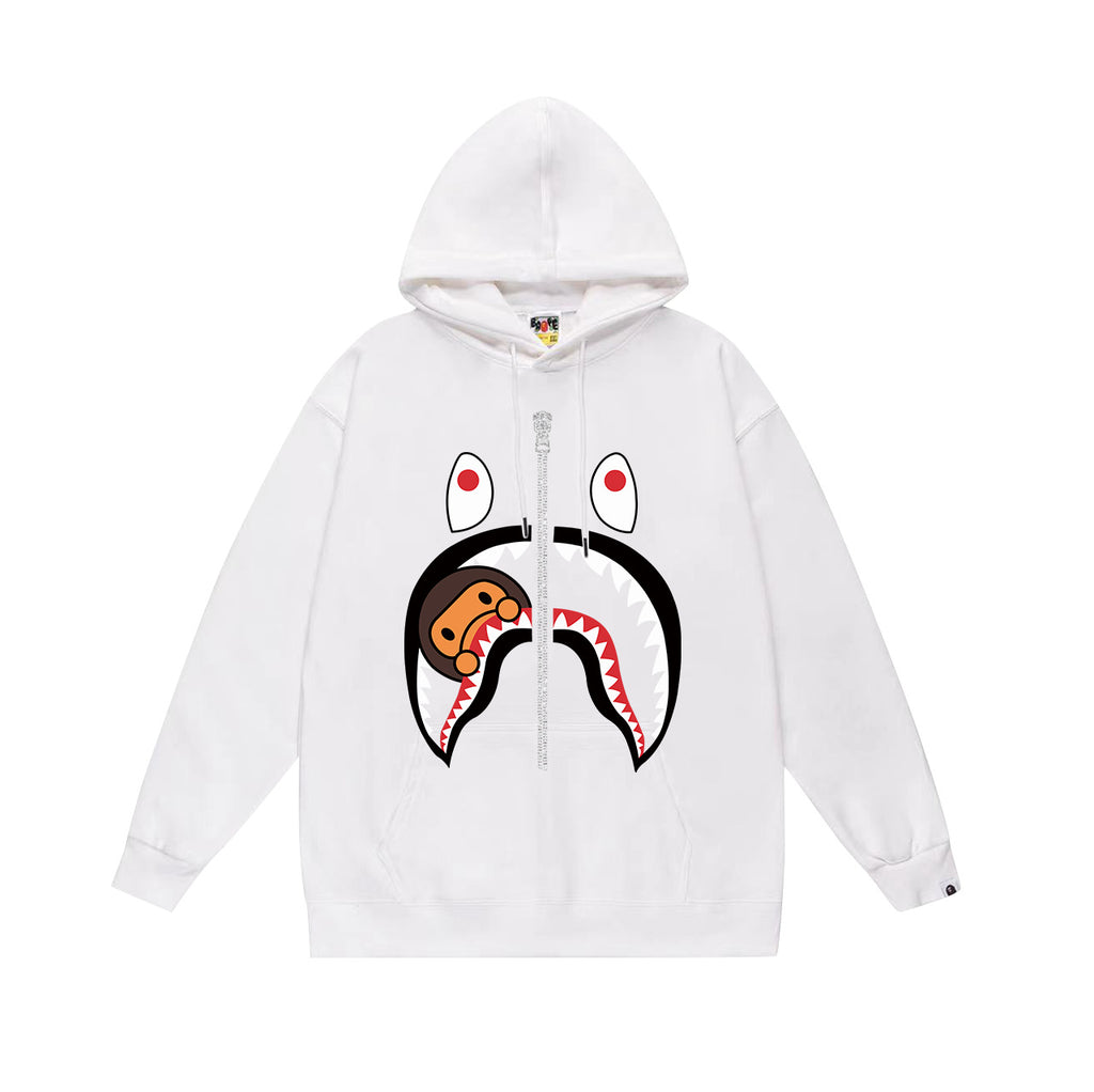 Bape Camo Ape Head Graphic Vintage Washed Oversized Hoodie Streetwear