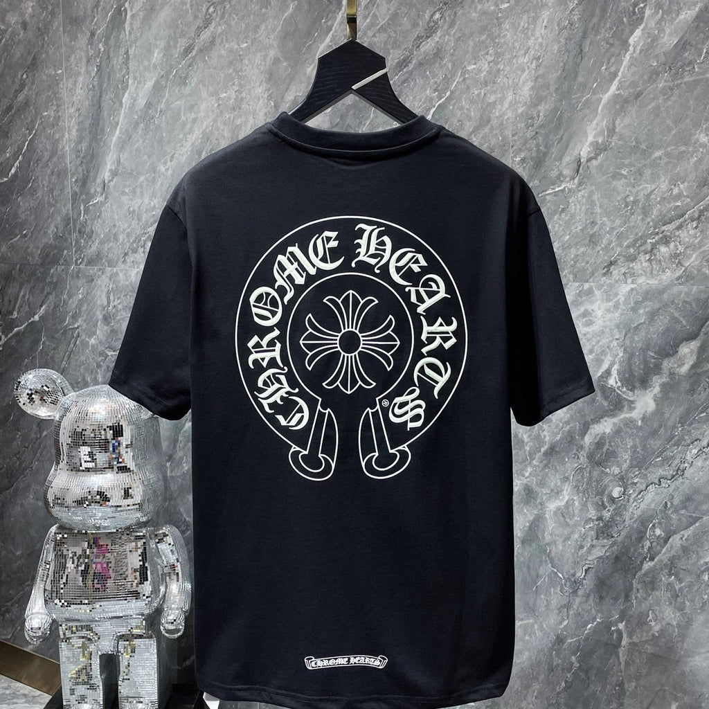 Chrome Hearts Horseshoe Sanskrit Glow In Dark Short Sleeve Tee Unisex