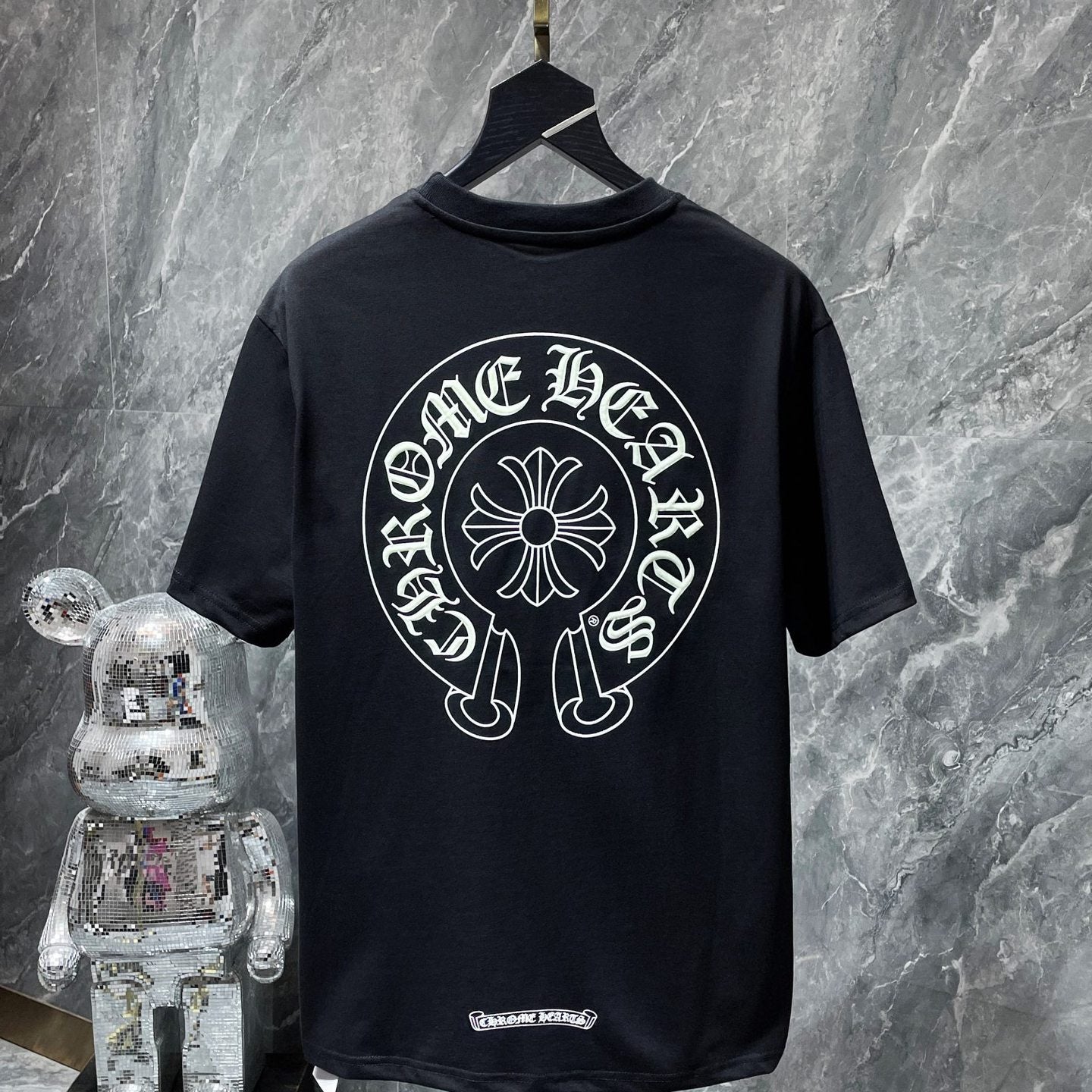 Chrome Hearts Horseshoe Sanskrit Glow In Dark Short Sleeve Tee Unisex