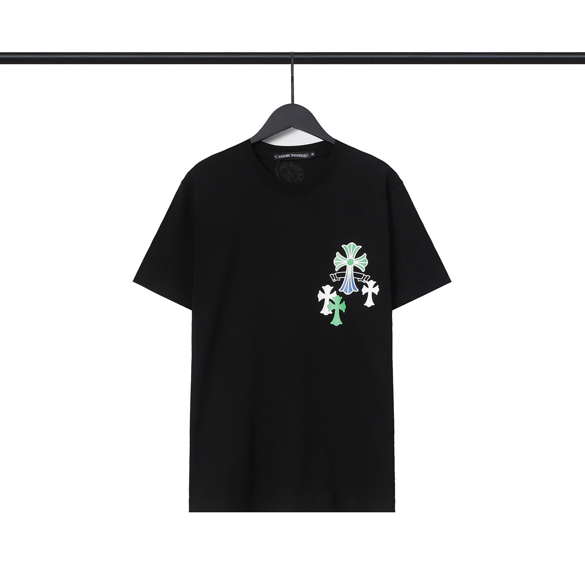 Chrome Hearts Sanskrit Cross Horseshoe Graphic Tee Multi‑Style