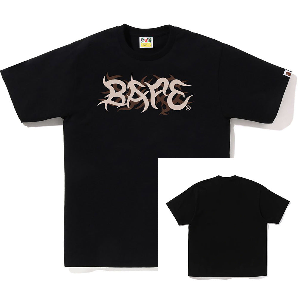 BAPE Shark Ape Head Camo Print Crew Neck Short Sleeve T‑Shirt Unisex