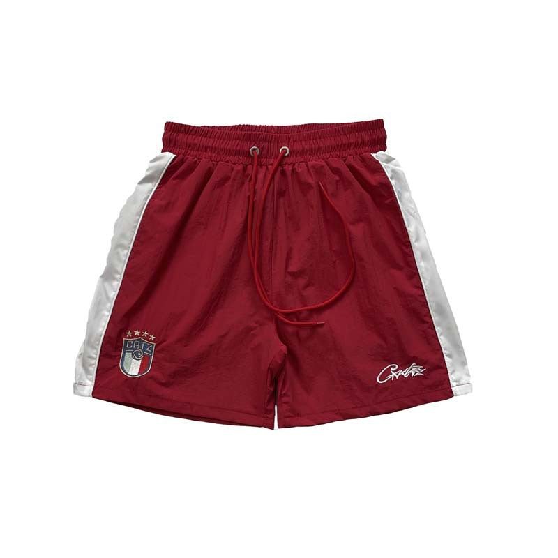 Corteiz Alcatraz Italian-Style Drawstring Nylon Shorts