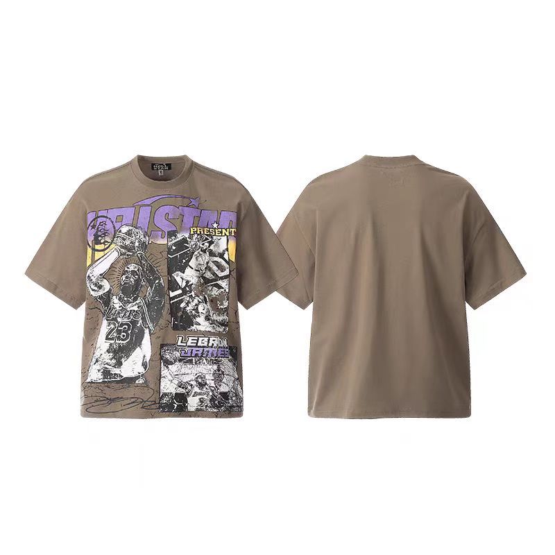 Y2K Hellstar Style Grafik Unisex Oversized Streetwear Baumwoll-T-Shirt