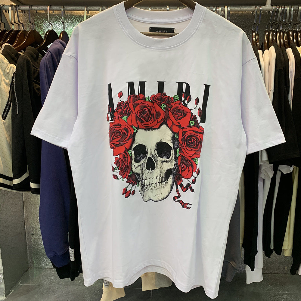 Amiri Peace Dove Graphic Oversized Tee Streetwear Unisex