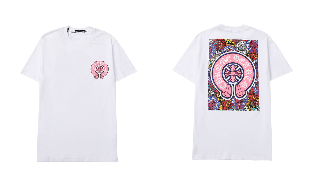 Chrome Hearts Cross Letter Graphic Short Sleeve Tee Streetwear Unisex