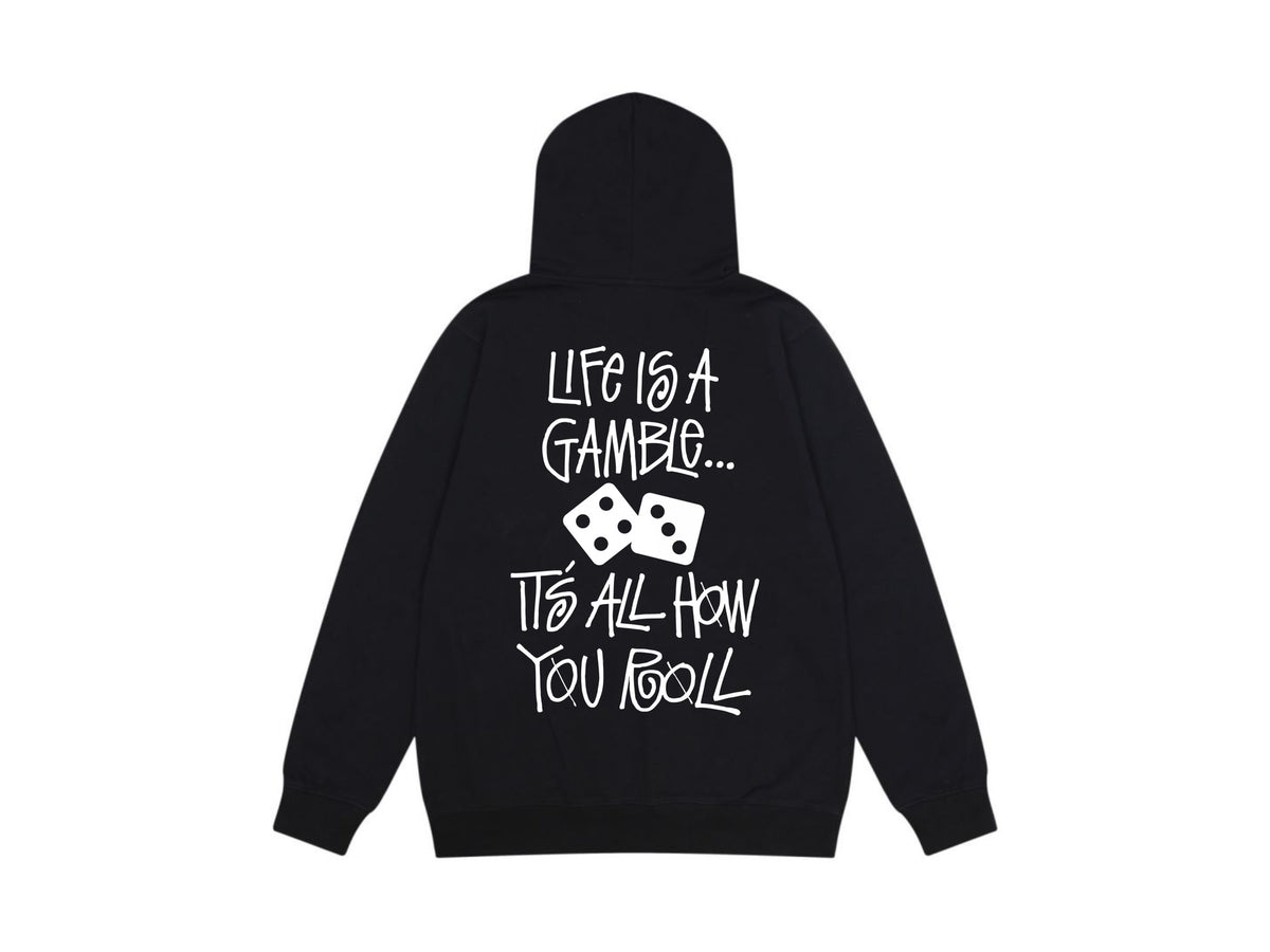 Stussy Zip Up Hoodie Multi Graphic Letter Print Streetwear Jacket