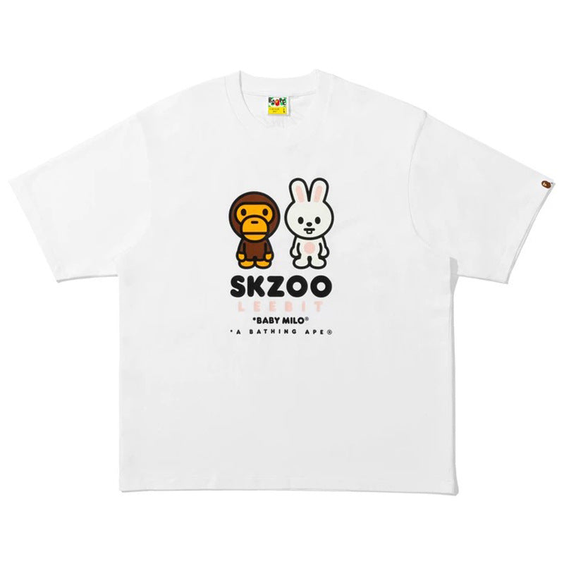 BAPE Ape Head Camo Shark Print Crew Neck Short Sleeve T‑Shirt Unisex