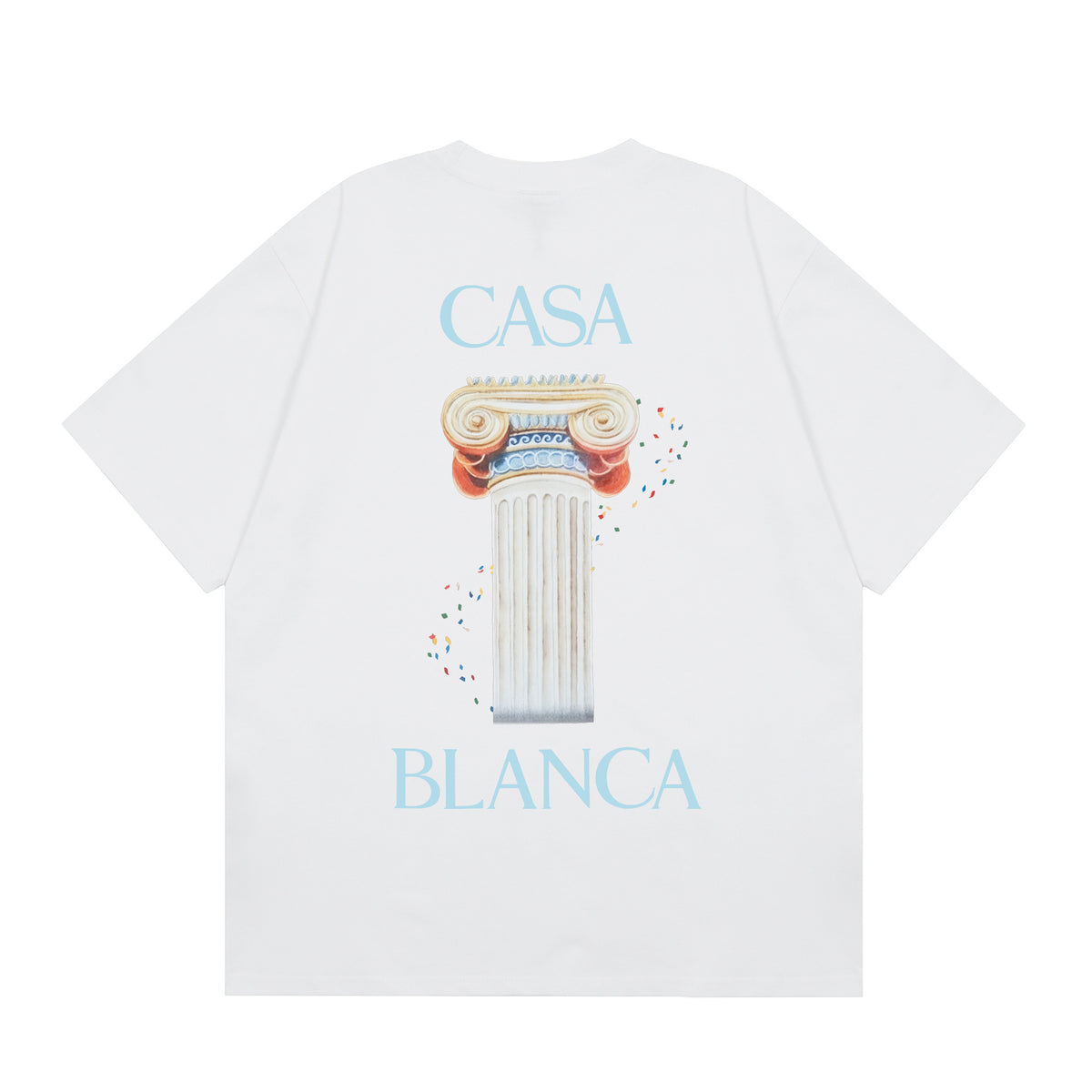 Casablanca Multi‑Artwork Vintage Graphic Oversized Tee Streetwear