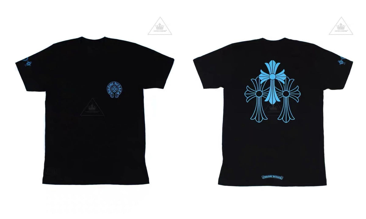 Chrome Hearts Cross Letter Graphic Short Sleeve Tee Streetwear Unisex