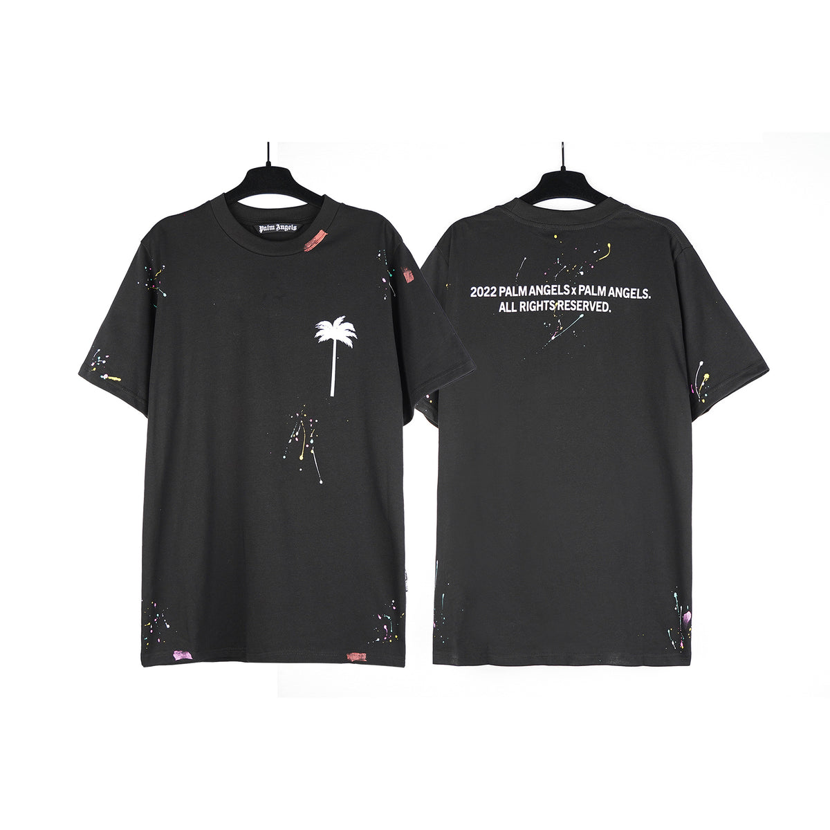 Palm Angels Teddy Bear Graphic Tee Loose Unisex Streetwear T-Shirt