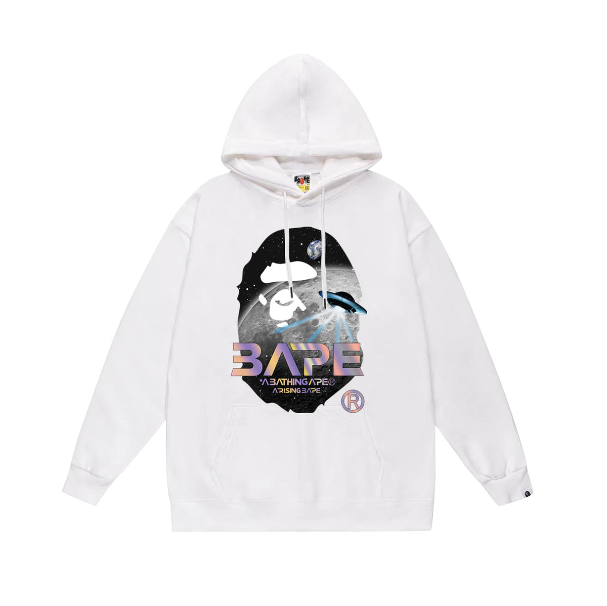 BAPE Hoodie Multi Camo Ape Head Print Street Fleece Pullover