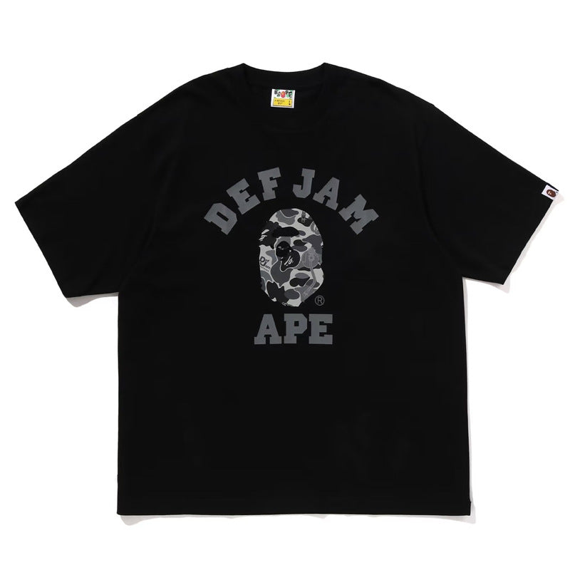 BAPE Ape Head Camo Shark Print Crew Neck Short Sleeve T‑Shirt Unisex
