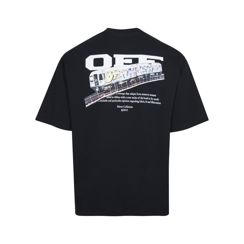 Off-White Arrow Graphic Crew Neck Short Sleeve T Shirt