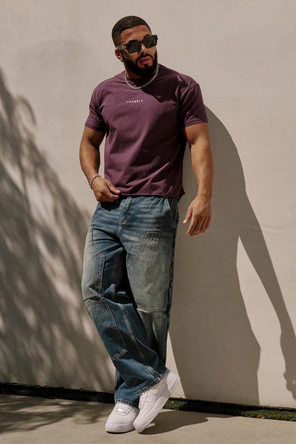 YOUNGLA 401 Essential Jacked Tees