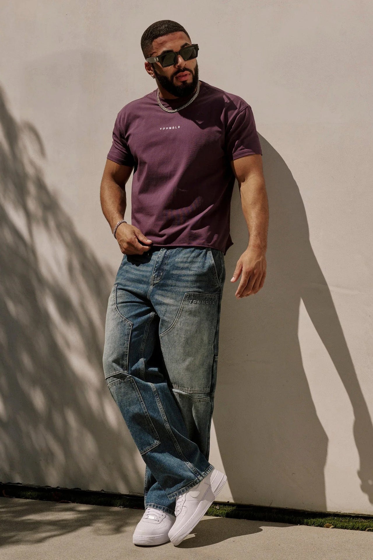 YOUNGLA 401 Essential Jacked Tees