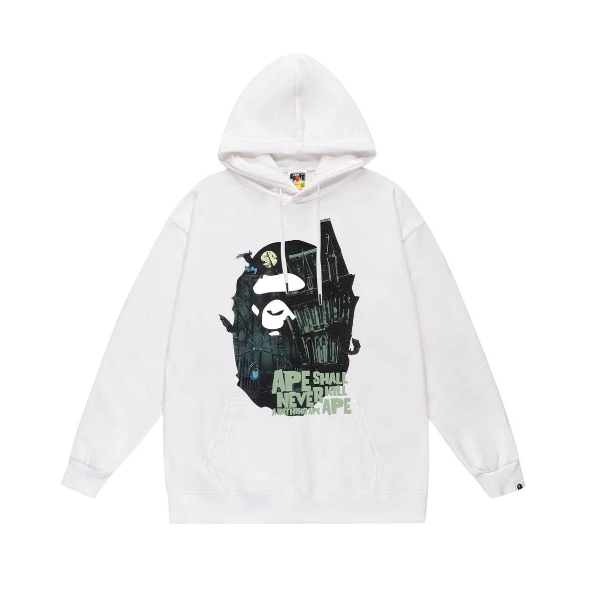 BAPE Hoodie Multi Camo Ape Head Print Street Fleece Pullover