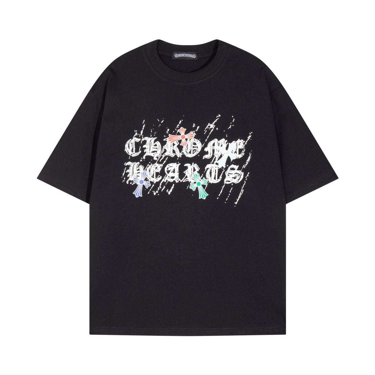 Chrome Hearts Cross Heavyweight Oversized T-Shirt Streetwear Unisex