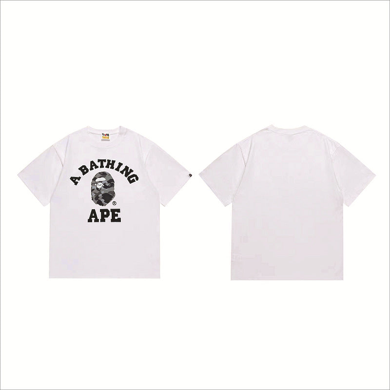 Bape Sakura Floral Graphic Oversized Tee Streetwear Unisex