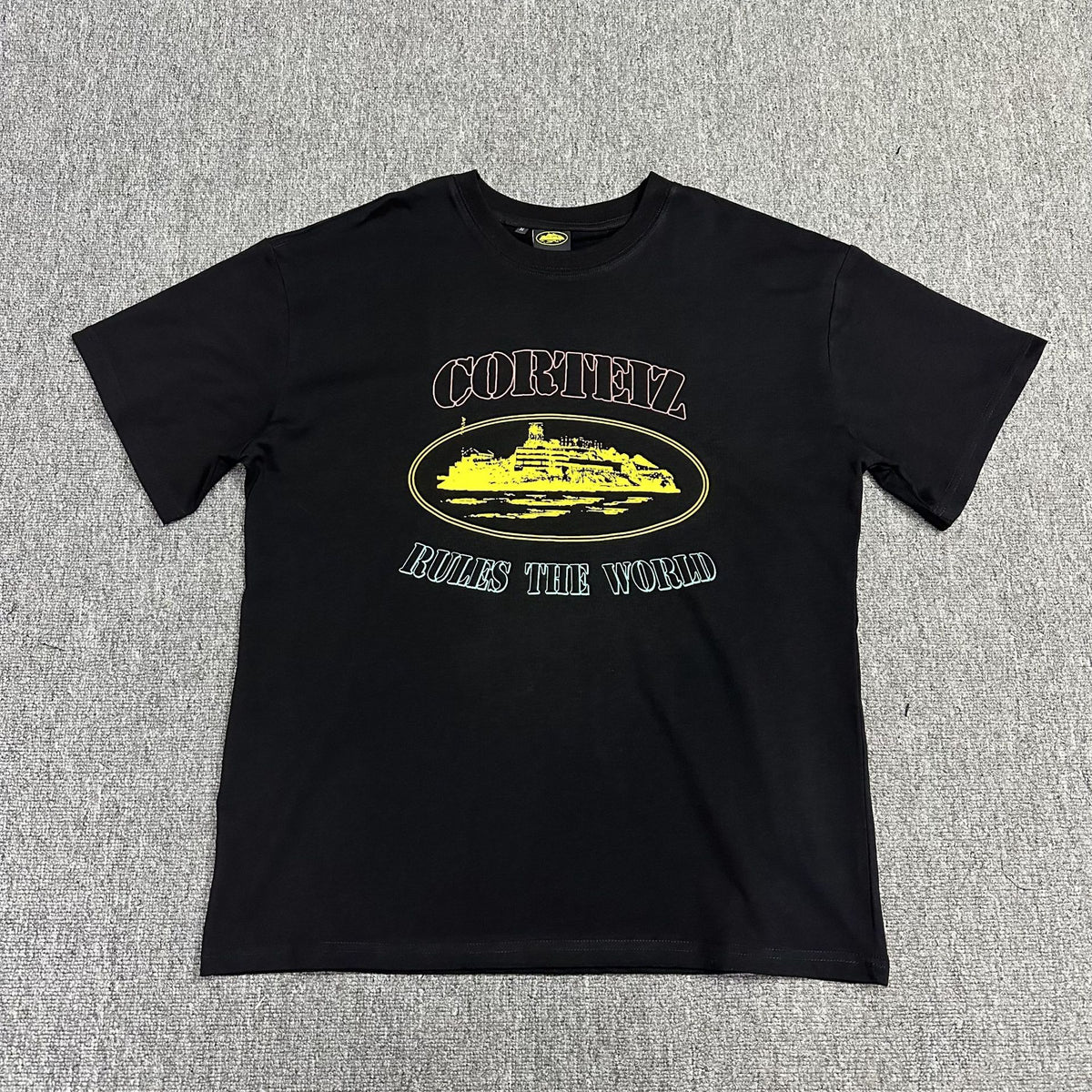 Corteiz Multi‑Logo Graphic Oversized Tee Streetwear Unisex