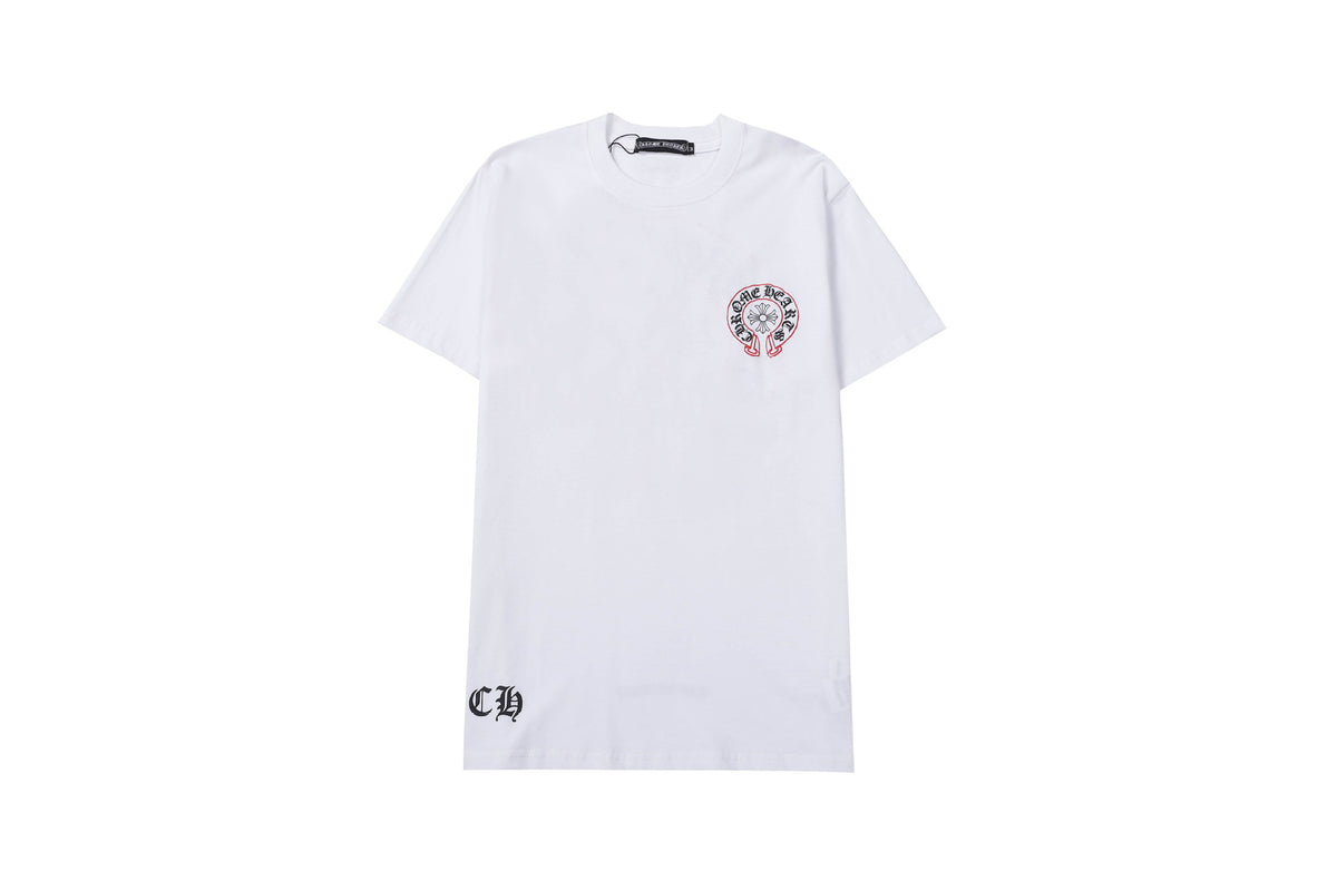 Chrome Hearts Cross Letter Graphic Short Sleeve Tee Streetwear Unisex