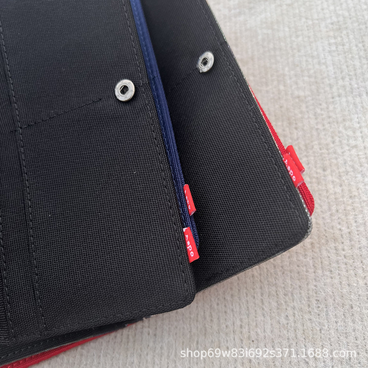 AAPE BY A BATHING APE Head Embroidered Long Wallet