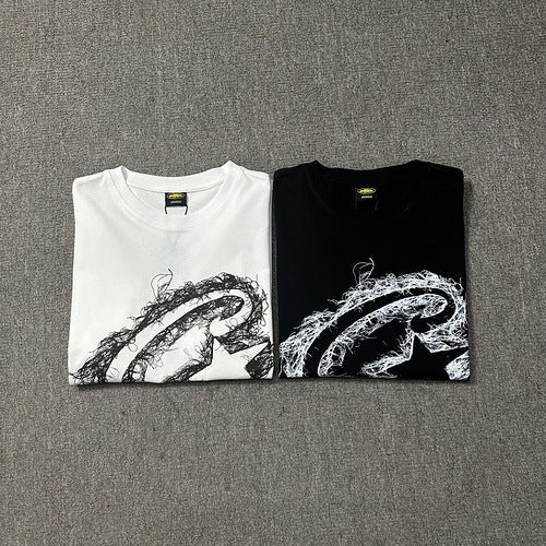 Corteiz Logo Letter Print Crew Neck Short Sleeve T‑Shirt Unisex