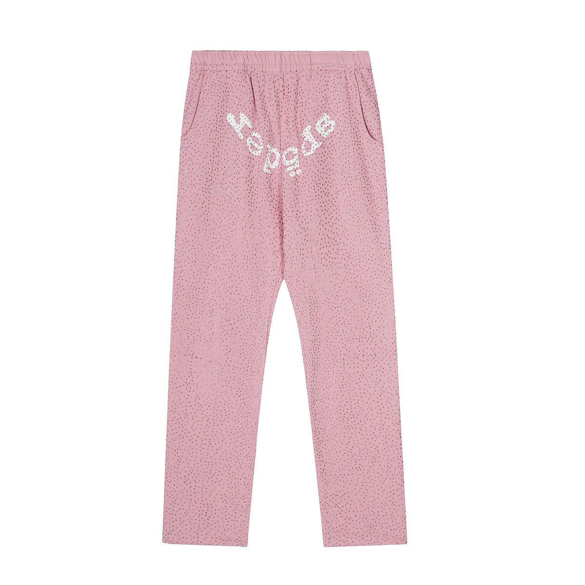 Sp5der VVS Full Rhinestone Hoodie & Sweatpants Tracksuit Set