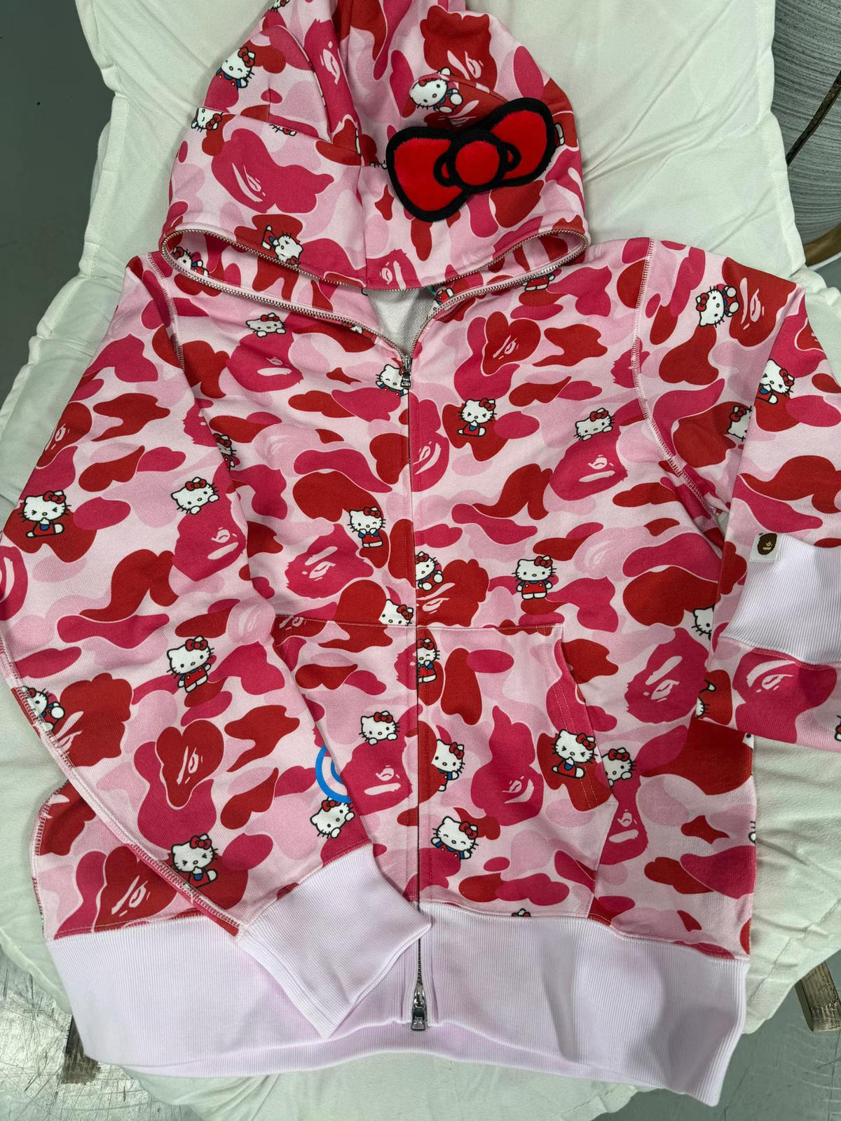 BAPE x Sanrio Hello Kitty Kuromi Camo Full Zip Hoodie