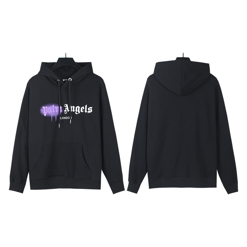 Palm Angels Las Vegas Sprayed Logo Hoodie Streetwear Pullover