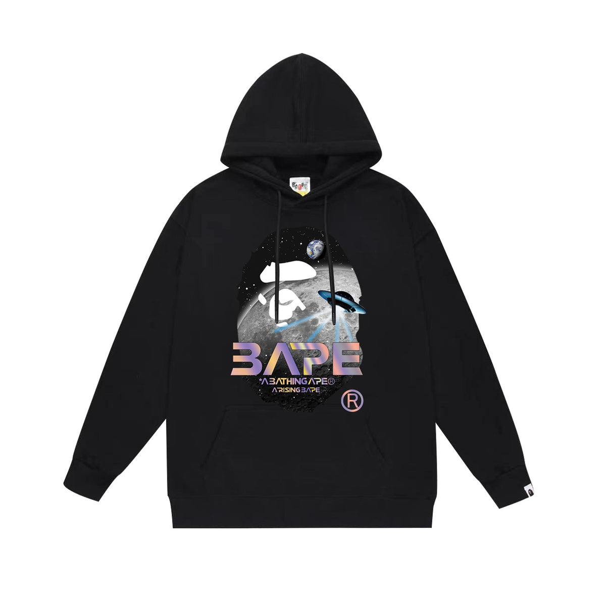 BAPE Hoodie Multi Camo Ape Head Print Street Fleece Pullover
