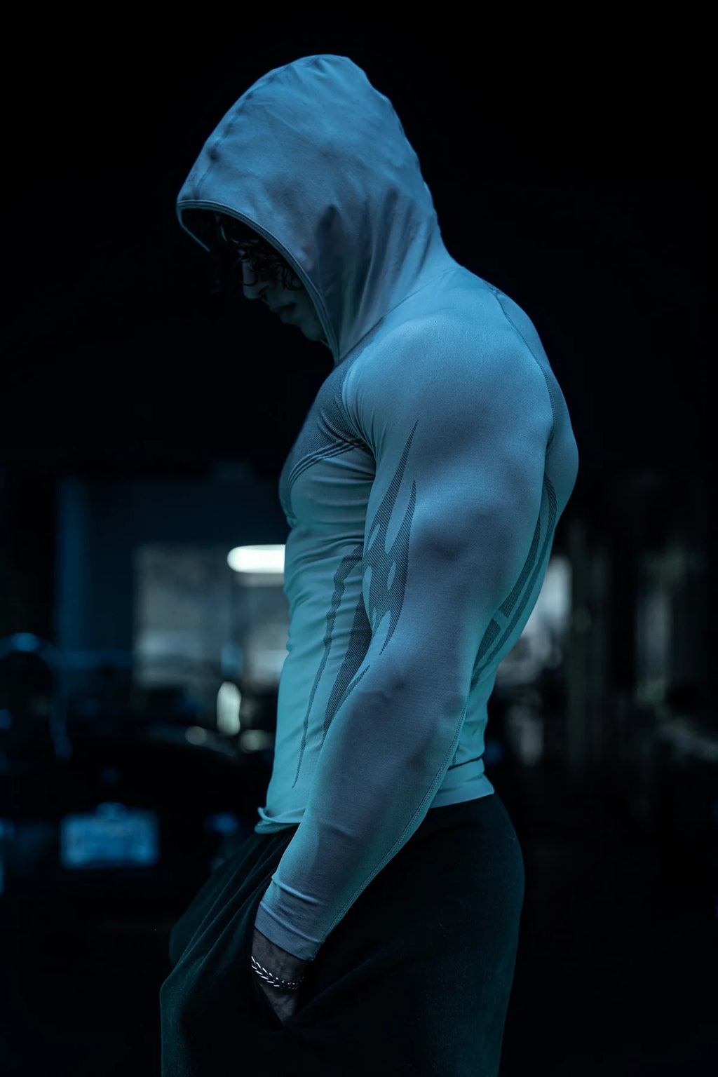 YOUNGLA 8062 Warrior Compression Hoodies