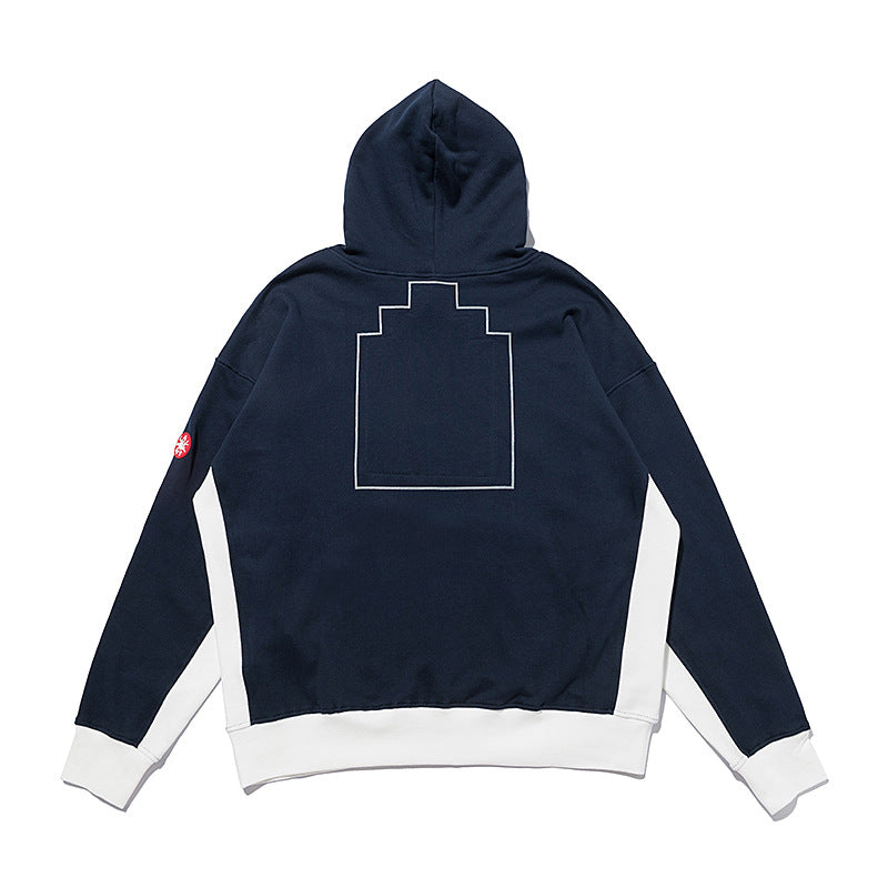 Cav Empt Panel Color Block Graphic Print Hoodie Unisex