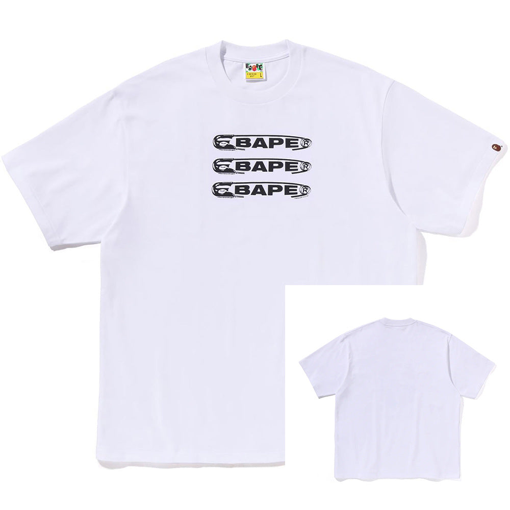 BAPE Shark Ape Head Camo Print Crew Neck Short Sleeve T‑Shirt Unisex