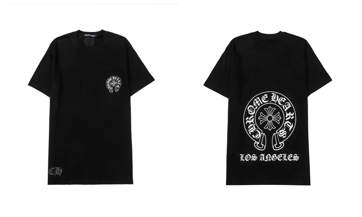 Chrome Hearts Cross Letter Graphic Short Sleeve Tee Streetwear Unisex
