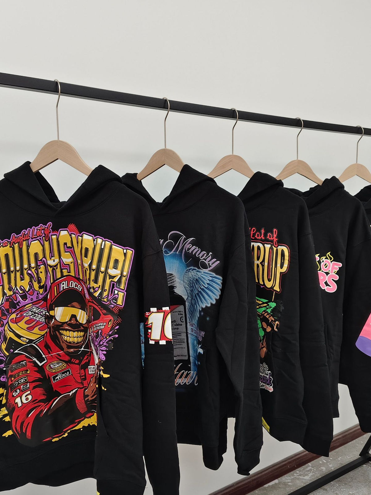 That's A Awful Lot Of Cough Syrup Graphic Hoodie Streetwear Pullover