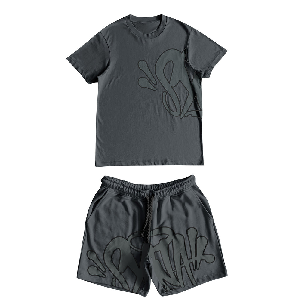 Syna World Graffiti T-Shirt & Shorts Unisex Streetwear Set