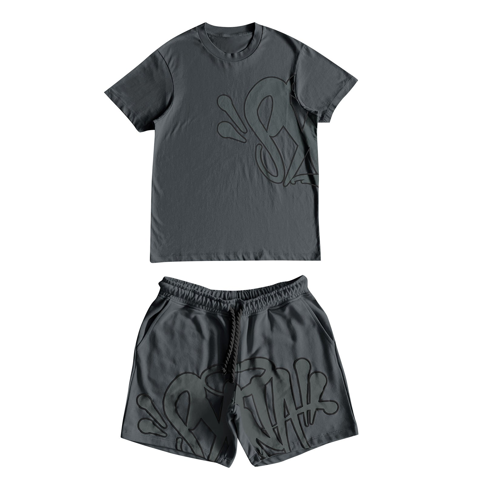 Syna World Graffiti T-Shirt & Shorts Unisex Streetwear Set