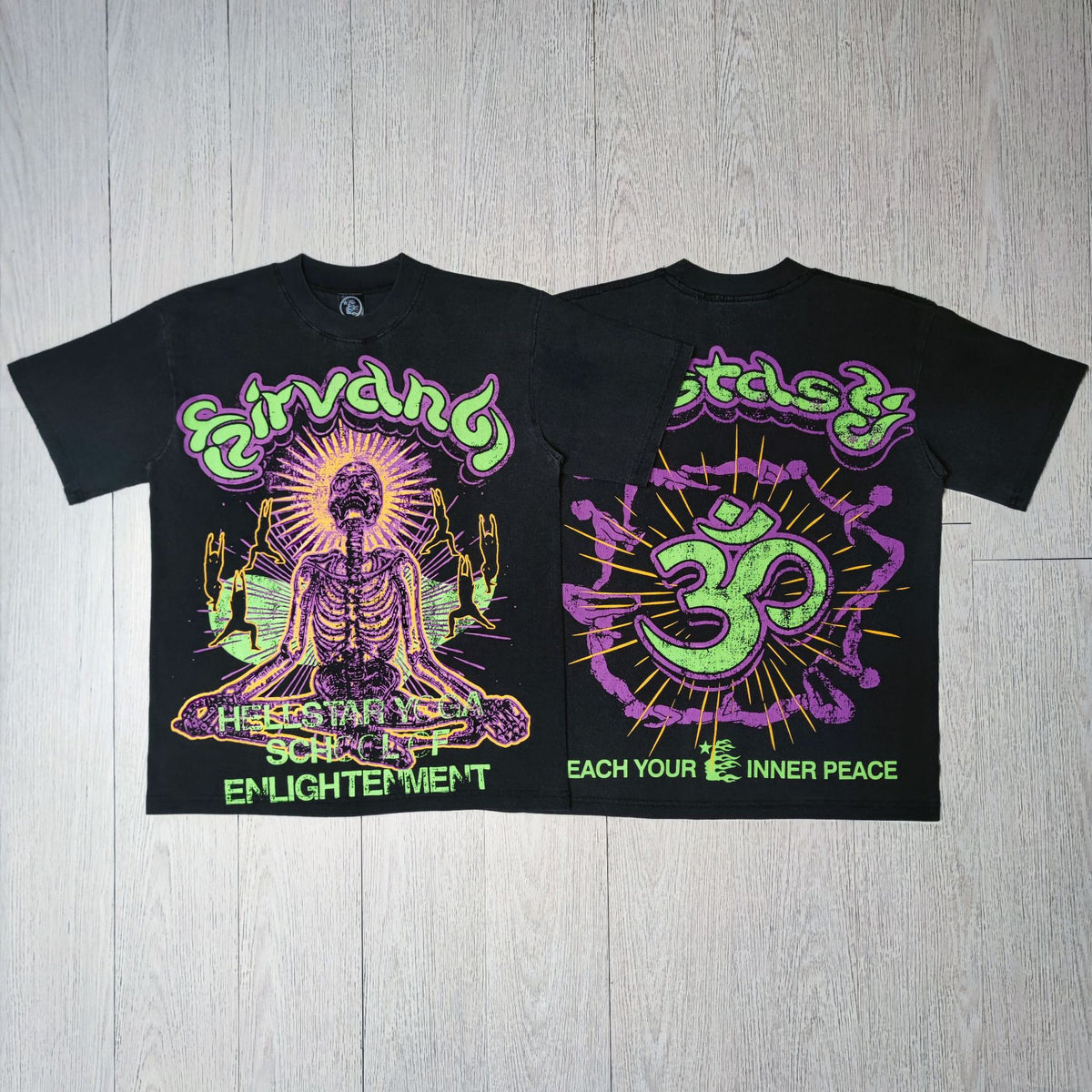 Hellstar Multi‑Vintage Graphic Oversized Tee Streetwear Unisex