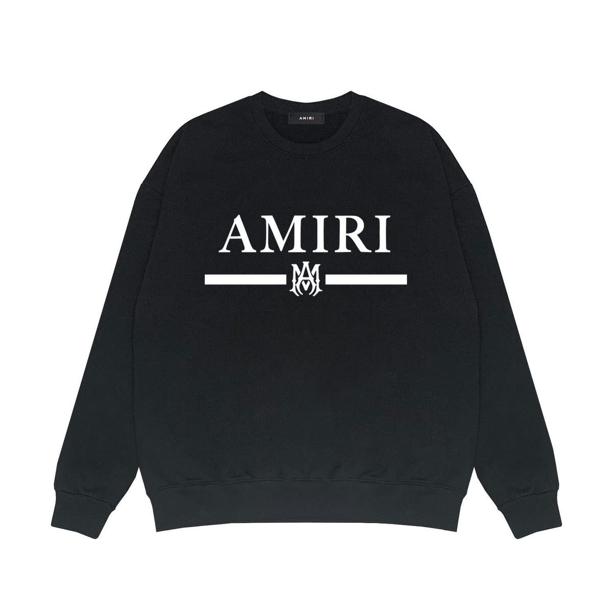 Amiri MA Bar Crewneck Sweatshirt Logo Print Street Pullover