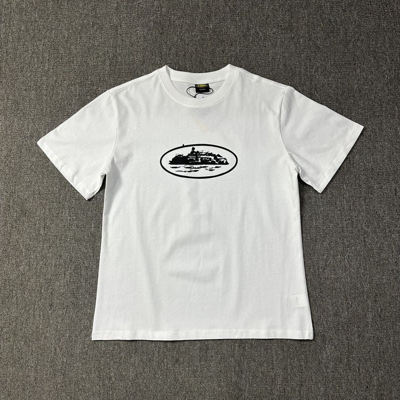Corteiz Logo Letter Print Crew Neck Short Sleeve T‑Shirt Unisex