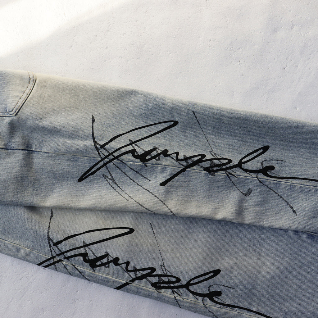 Purple Brand Signature Print Skinny Denim Jeans Unisex