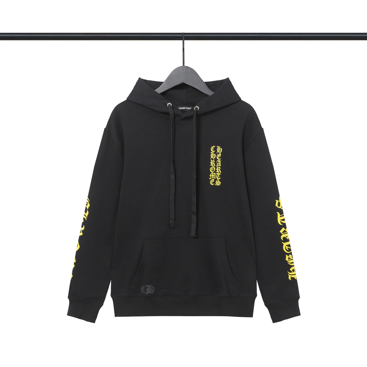 Chrome Hearts Multi‑Cross Sanskrit Graphic Oversized Hoodie Streetwear