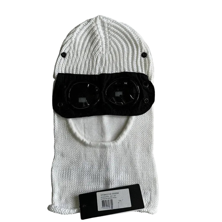 C.P Extrafine Merino Wool Goggle Balaclava, Goggle & Lens Side Beanie