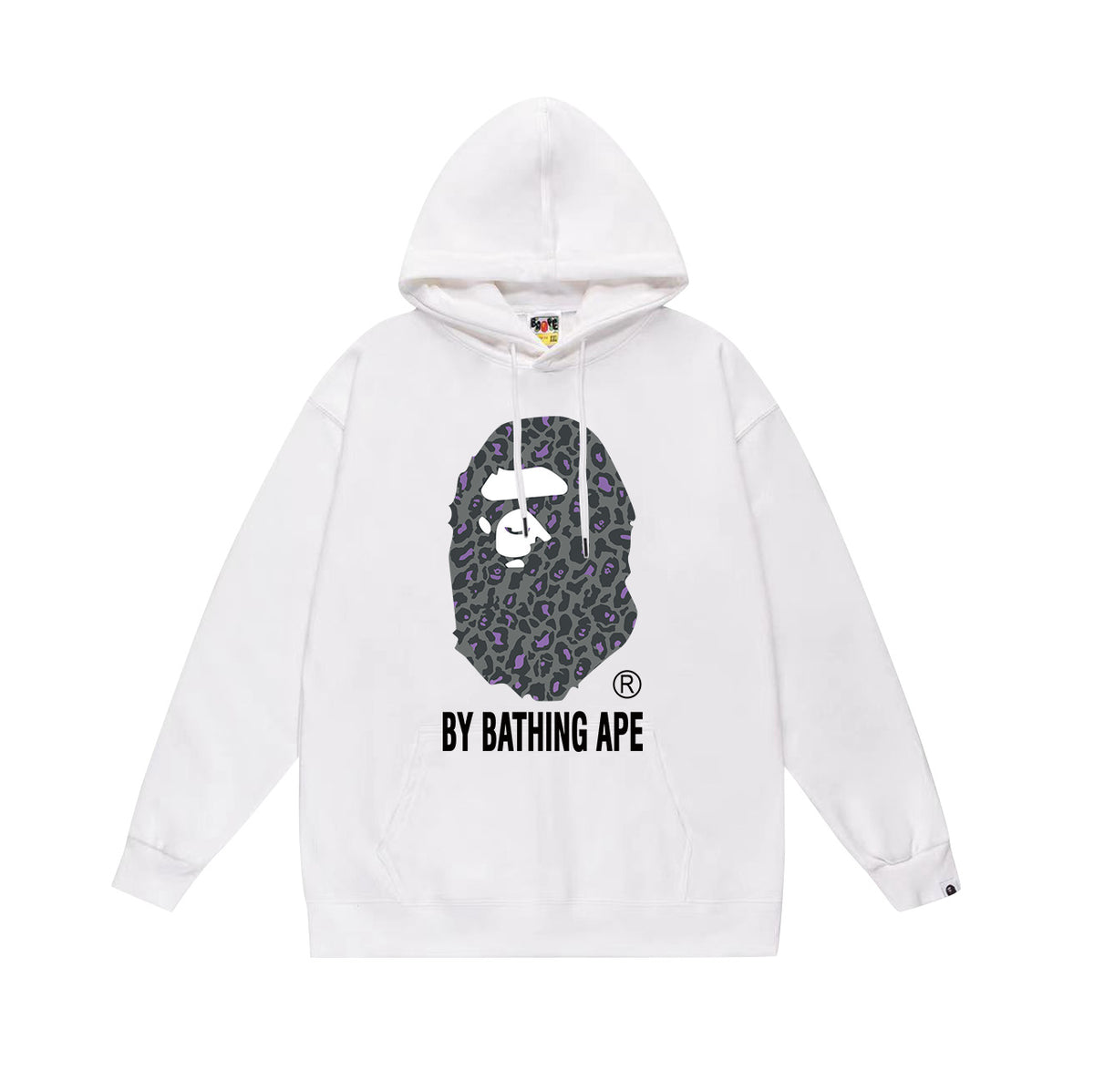 Bape Camo Ape Head Graphic Vintage Washed Oversized Hoodie Streetwear