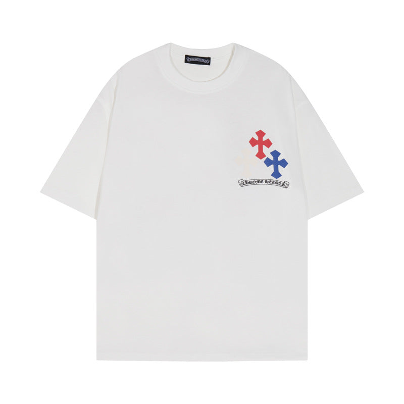 Chrome Hearts Cross Heavyweight Oversized T-Shirt Streetwear Unisex