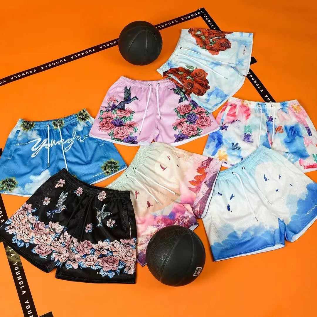 YOUNGLA 141 The Block Party Shorts